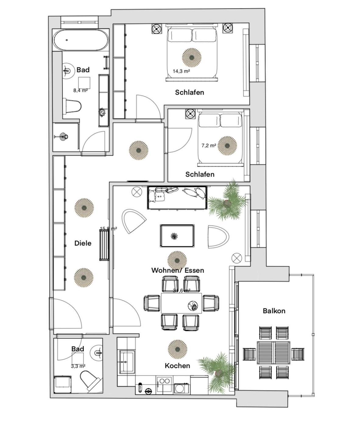 Pineapple Apartments Dresden Zwinger IX - 80 Qm - 1X Free Parking - Экстерьер фото